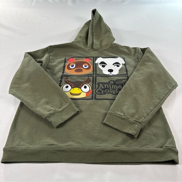 Animal Crossing Hoodie Youth Size 10/12 Licensed Nintendo Sweatshirt EUC - Picture 3 of 7